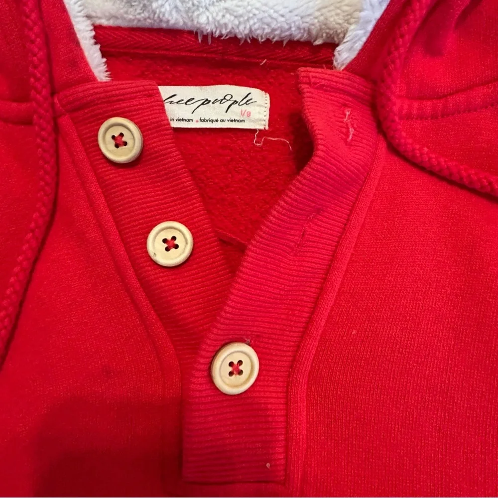 Free People Cozy Time Hoodie-Large - Picture 3 of 5